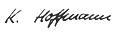 Unterschrift Hoffmann
